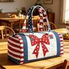3D-Printed Quilted Cotton Women's Travel Yoga Handbag