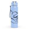 1PC Hand Holding Heart Love Pattern 750ml Color Plastic Sports Water Bottle Leakproof Flip Straw Lid Suitable for Sports Office Home Use