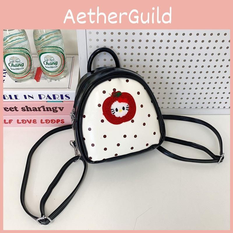 School Bag Cat Zipper Closure Inner Storage Pockets Student Commute