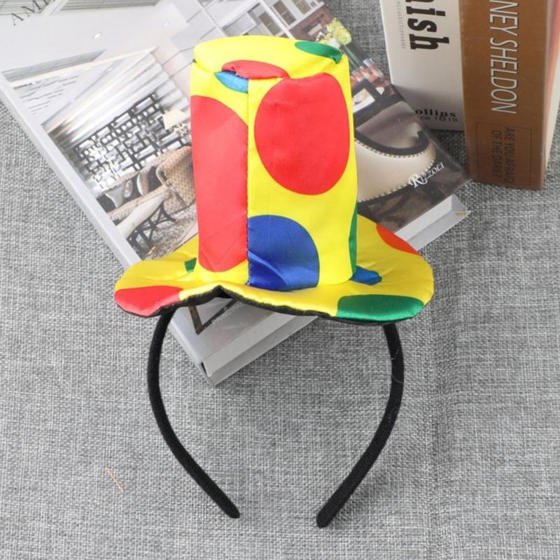 Halloween Clown Costume Novelty Headband Stage Props Circus Hairband Party Wear
