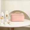 Leather Accordion Cosmetic Storage Bag