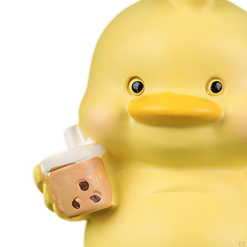 Adorable Duck Miniature for Car Interior Or Desk Decor