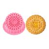 Retro Round Sandwich Cookie Mold Set Heart & Dot Edge Biscuit Cutters For Jam, Chocolate & Cheese Cookies Valentine'S Day