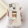 For Realme Narzo 50A Case RMX3430 Luxury Candy Painted Cover Soft Silicone Phone Case For Realme Narzo 50i Narzo50 A Shell Coque