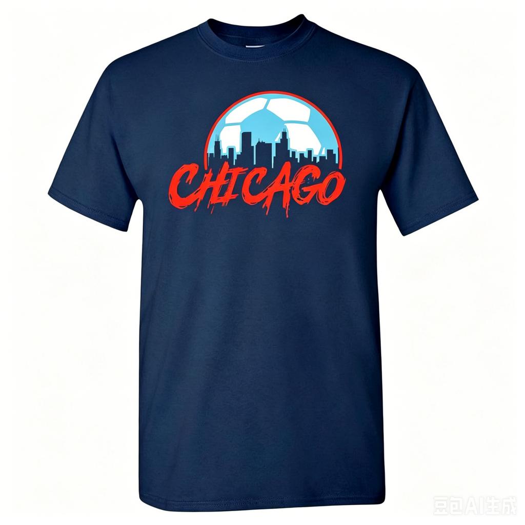 Men's US States Soccer Printed Short Sleeve T-Shirt, Breathable Crewneck Tee for Day Fan Support