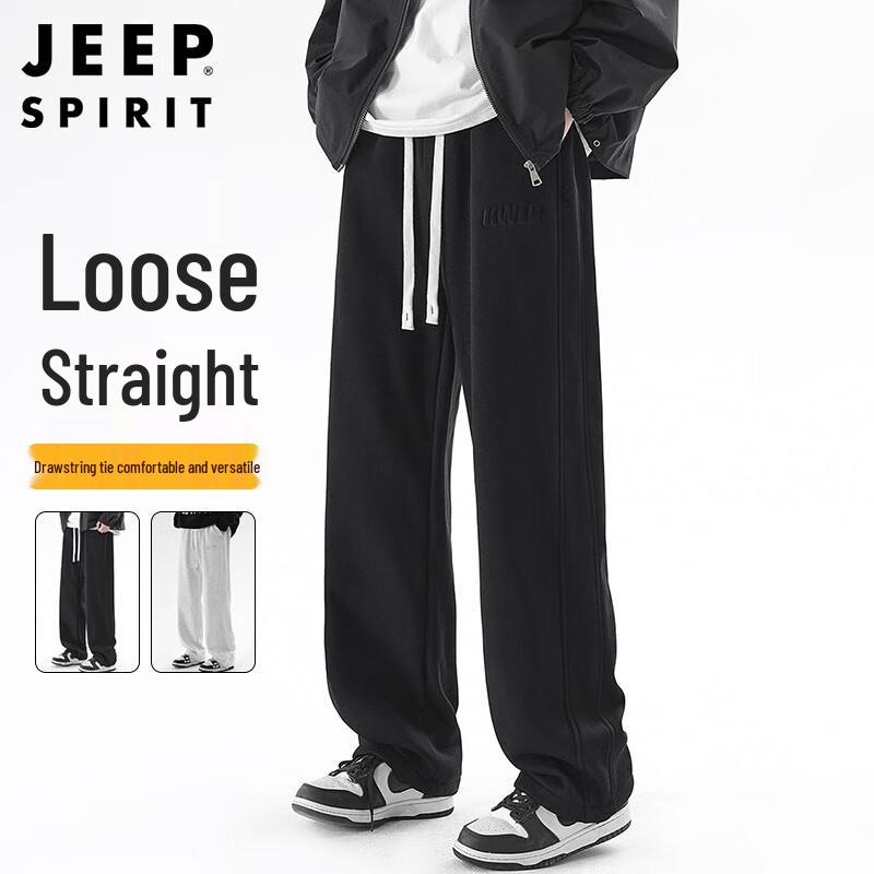 

JEEP SPIRIT Men s Autumn/Winter Straight-Leg Casual Sweatpants XL