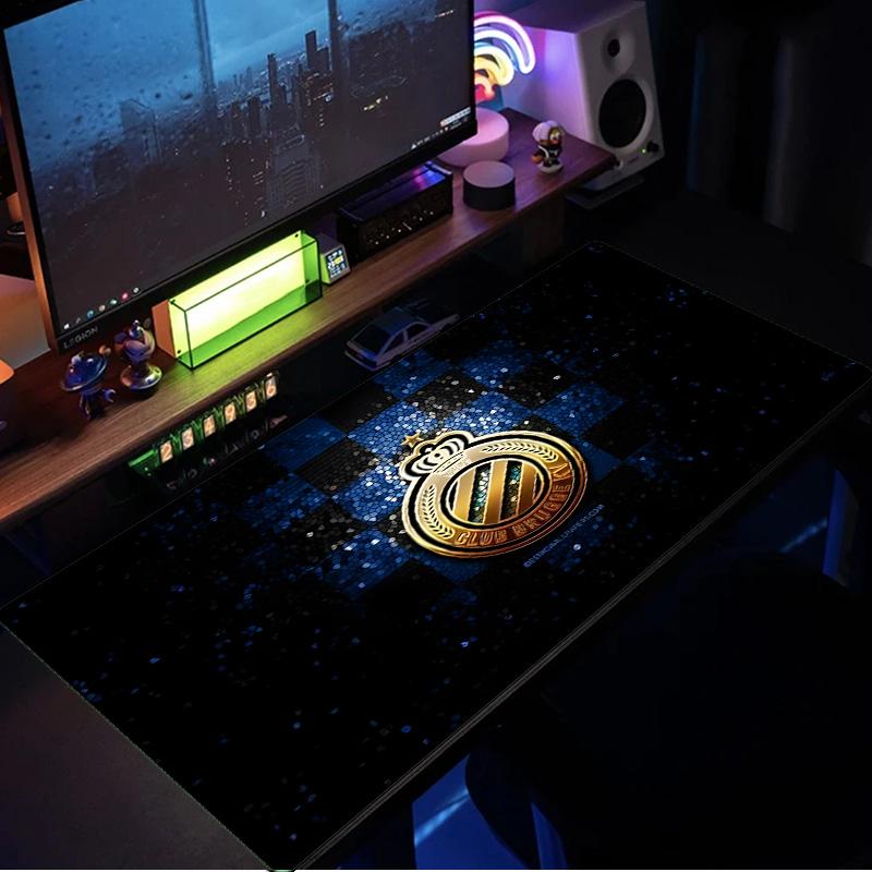 Golden Club Atletico Emblem Mouse Pad, Rubber Base, Mouse Pad for Gamers and Office Use, Gaming Desk , Easy To Clean Mat Christmas fan gifts