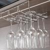 New Red Wine Glass Goblets Hanger Rack Upside Down Stemware Home Bar Pub Holder Stainless Steel Shelf Organizer Dish Rack 2
