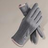 Unisex Warm Gloves Autumn Winter Touchscreen Fleece Outdoor Riding Driving Winter Thick Windproof Modal Cold Proof