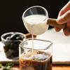 Mini Glass Milk Cup Small Coffee Cup Milk Pitcher Creamer Jug Wood Handle Espresso Shot Glass Kitchen Sauce Cup Gravy Boat