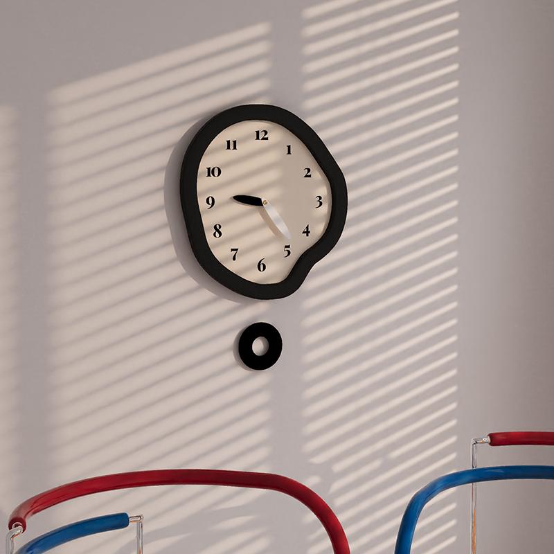 Design Aesthetic Clock Wall Clock Interior Living Room Art Simple Interior Modern Wall Watch Creative Reloj De Pared Decor