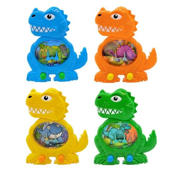 

Ручное кольцо с водой в виде динозавра, игрушка в детстве, ностальгические руки, координация глаз, образовательное кольцо с динозавром, игра в воду, новинка для мальчиков и девочек, подарок