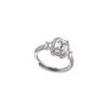 VENTFILLE 925 Sterling Silver Zircon Geometry Ring Shining Engagement Sweet Minimalism Fashion Versatile Jewelry Gift Dropship