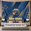 Custom Name Text Tapestry Leeds Rhinos Personalized Polyester Wall Tapestry For Bedroom And Room