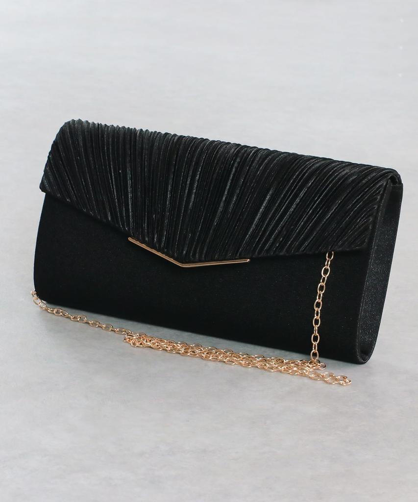 Ceremony Clutch Bag and Sandals Japanese Shoe [KYOETSU] [Kyoetsu] Coming-of-Age Ceremony/Graduation Set, 3-Tier Sandals, Women's (Black, Sizes, Adult,