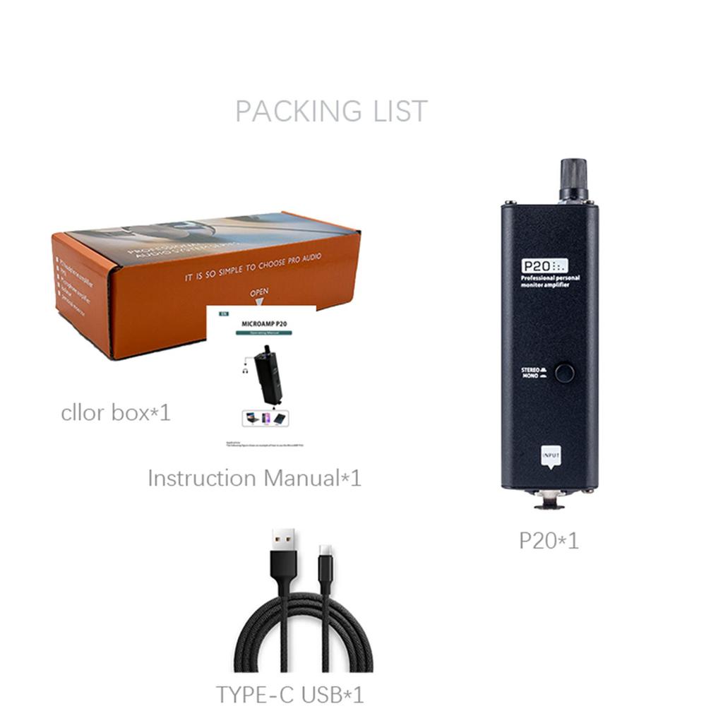 Portable Headphone Amplifier Sound Control Device Headphone Amplifier Attachment Low Noise Circuit Accessories