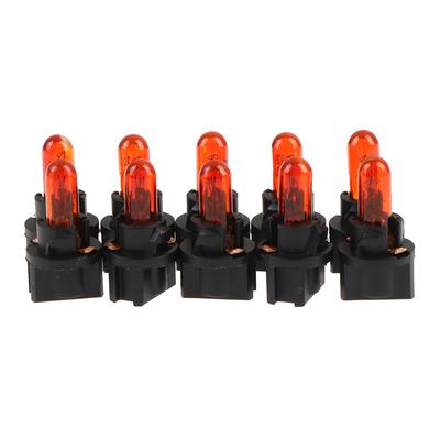 10Pcs T5 5 Led Bulb W1.2Wcar Interior Lights Dashboard Heating Indicator
