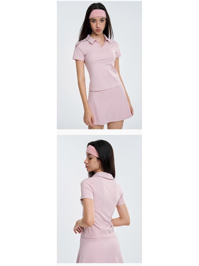 Polo de Tenis de Secado Rápido para Mujer para Deportes al Aire Libre y Yoga