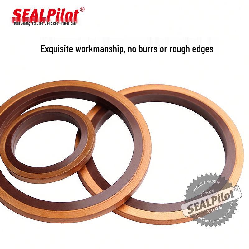 Red Copper Fluororubber Nitrile High-Pressure Oil-Resistant Gasket Seal