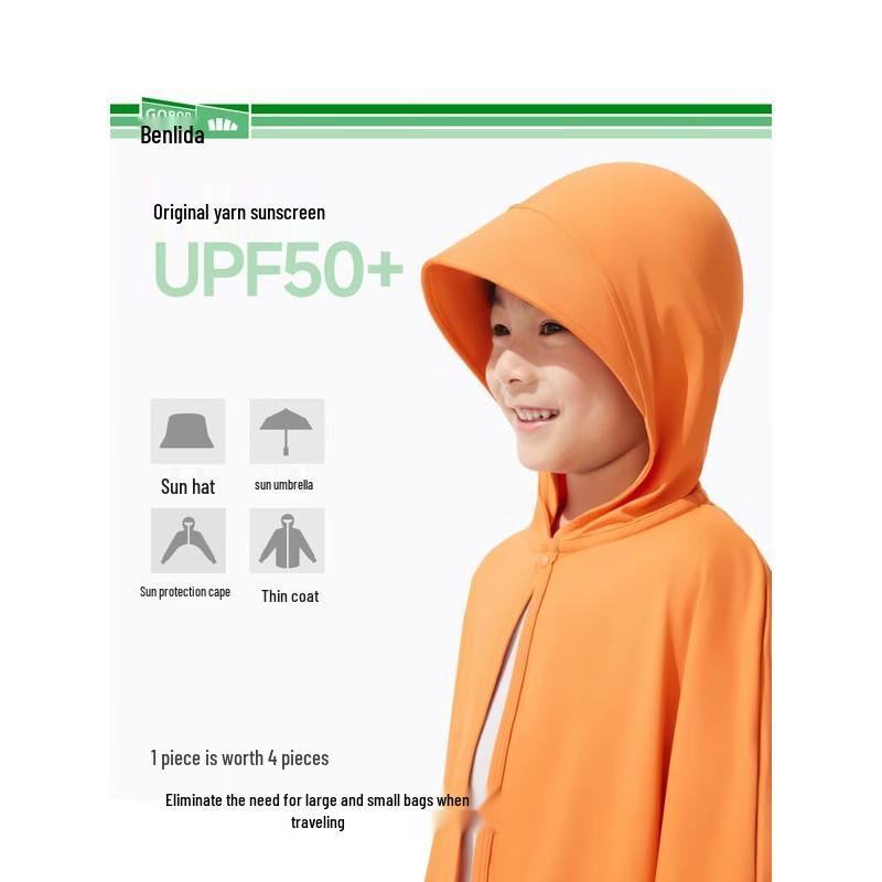 Beneunder Unisex Ice Silk Sun Protection Shawl Top GP929