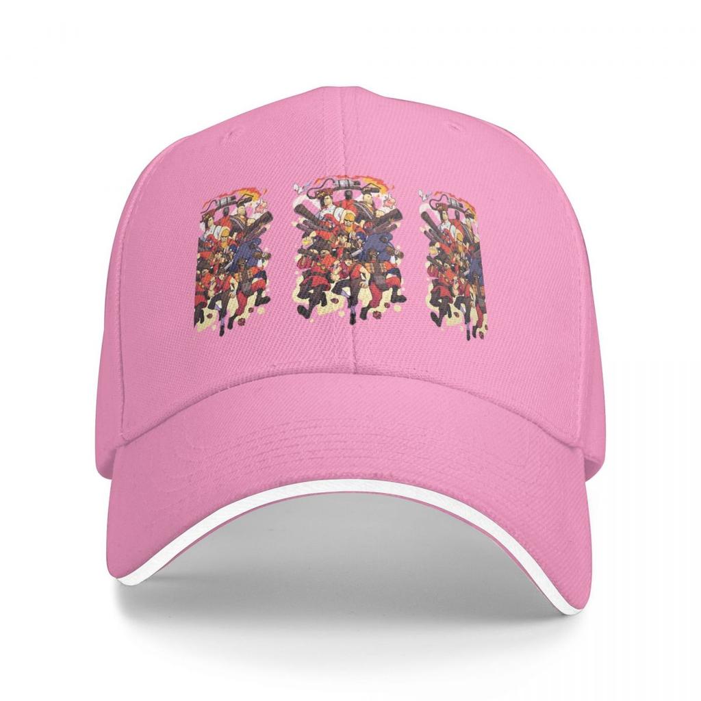 Unisex Baseball Hats Team Fortress 2 Outdoor Streetwear Summer Sports Baseball Caps Hip Hop Cap Casquette Polychromatic Hats