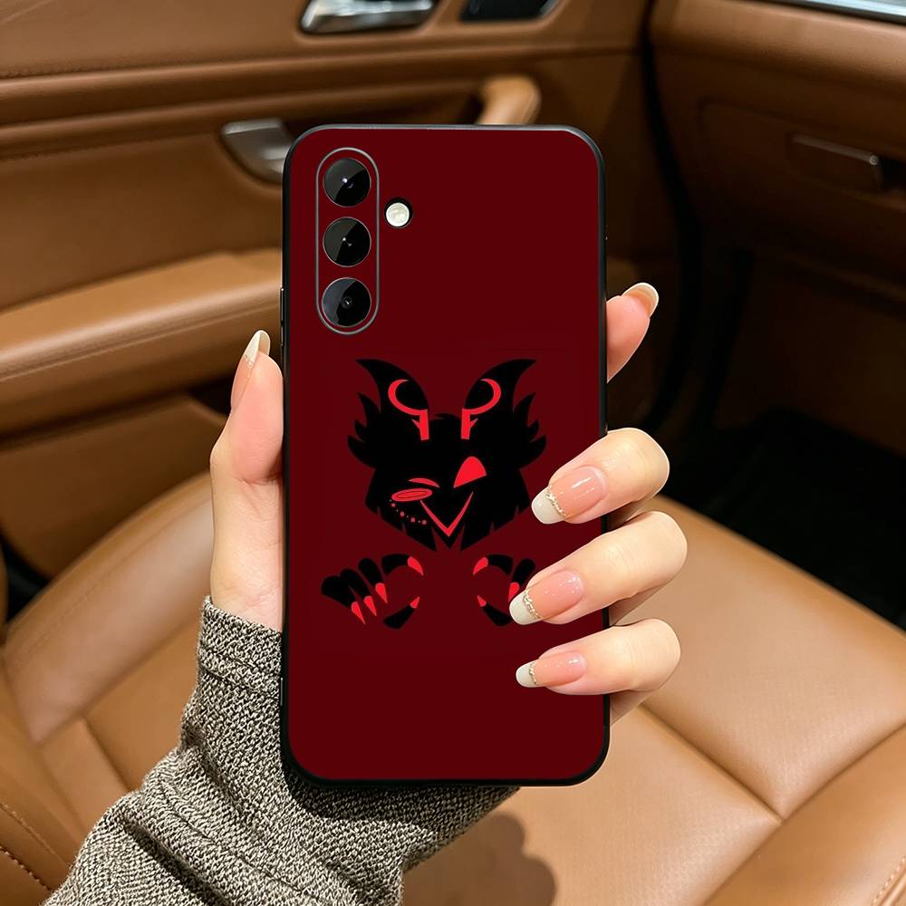 H-Hazbin Hotel-A-Alastor Чехол для телефона Samsung Galaxy A73,A71 A72,A70,A53,A52,A51,Мягкий силиконовый черный чехол Samsung a40
