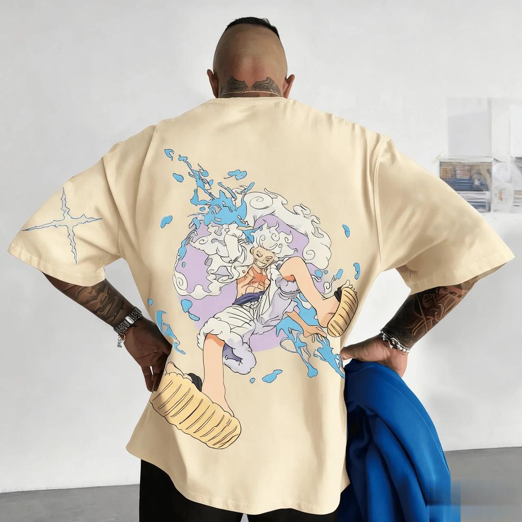 Nadměrné pánské tričko Dámské tričko s krátkým rukávem Streetwear Ležérní grafická trička Nová letní móda Oblečení Y2k