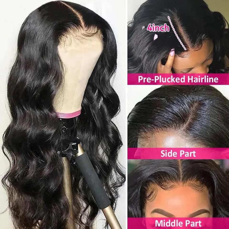 New Women's Front Lace Long Curly Hair Big Wave Front Lace Wig Headgear Ready In Stock