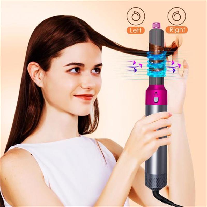 Hot Air Hair Blow Dryer Brush 7 In 1 Hot Air Brush Styler Dryer And Volumizer With Negative Ion Anti - Frizz Ceramic High Speed