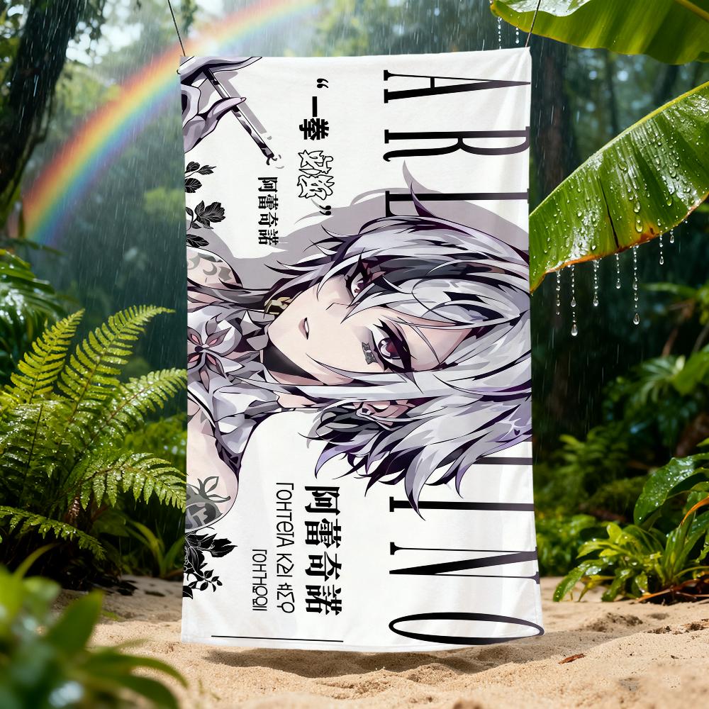Anime girl Towel Beach Quick Dry Soft Pool Towels Gift for Travel Gym Shower Camping sports