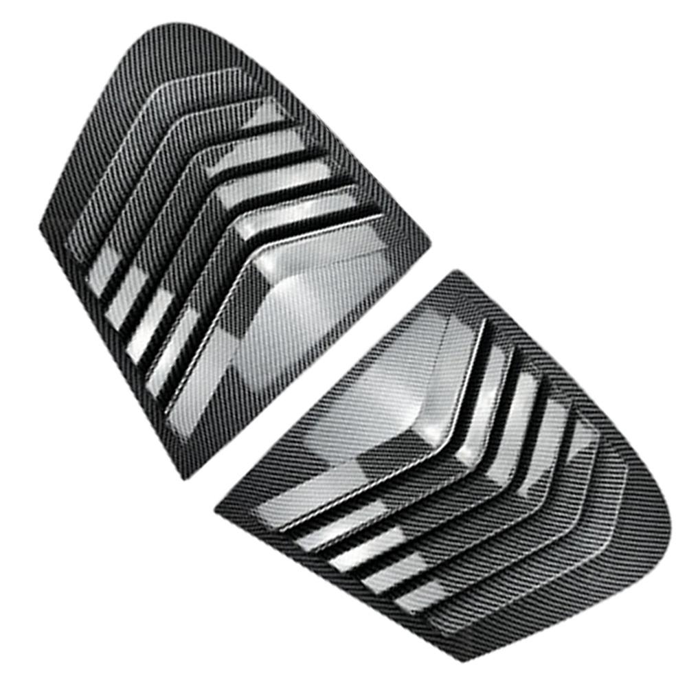 2pcs Rear Side Window Trim Spoiler for BMW 1 Series F20 118i 120i Hatchback 2011- Window Shutter Cover Louver Air Vents