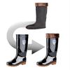 Winter Rain Shoes Fleece Inner Cover Warm Inner Tank Thickened Long Tube Fleece Cover High Tube Rain Boots Cotton Cover Inner Plush Socks Cover