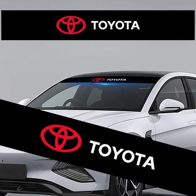 Bil Solskærm Klistermærker Auto Forrude Dekorative Til chr Corolla Camry rav4 Yaris hilux prius avensis auris Fit