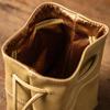 Portable Teapot and Teacup Storage Bag, Tea Set Accessories Bag, Jewelry Leather Bag, Home Storage Drawstring Bag