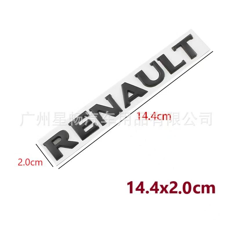 Car Emblem Badge Stickers For Renault Trafic Duster Megane 2 3 4 Clio Duster Fluence H Logan Captur Arkana Laguna MK4 Zoe RS