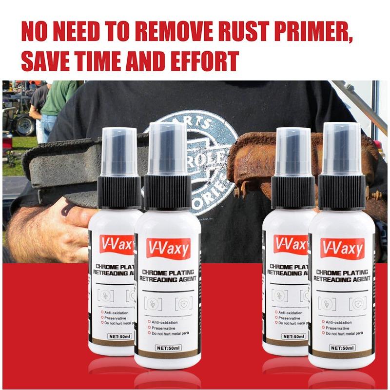 Rostlöser-Spray, Metall-Rostlöser-Spray auf Wasserbasis, sofortige Rostentfernung, 50 ml, multifunktionaler Metall-Rostlöser für die meisten Metallmaterialien