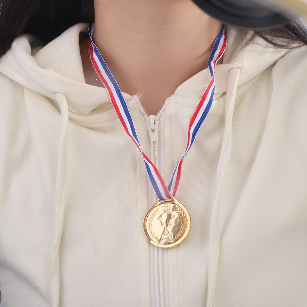 Dancing Gold Silver Bronze Medals Sports Game Plastic Competition Prizes  Prizes