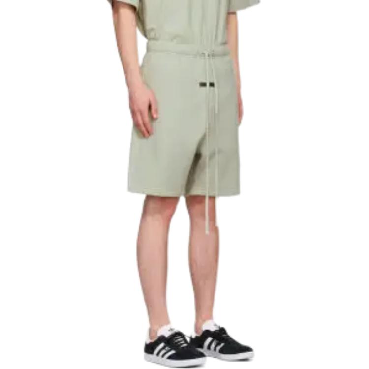 Fear of God Essentials Fleece Sport Shorts Unisex Bottoms Green FOG-FW21-121