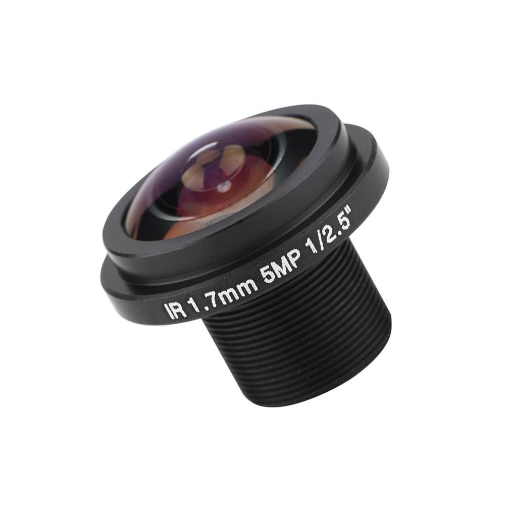 5MP HD Fisheye Security Camera Lens 1.7mm Focal Length 185 Degrees CCTV Lens for Fisheye Security Cam