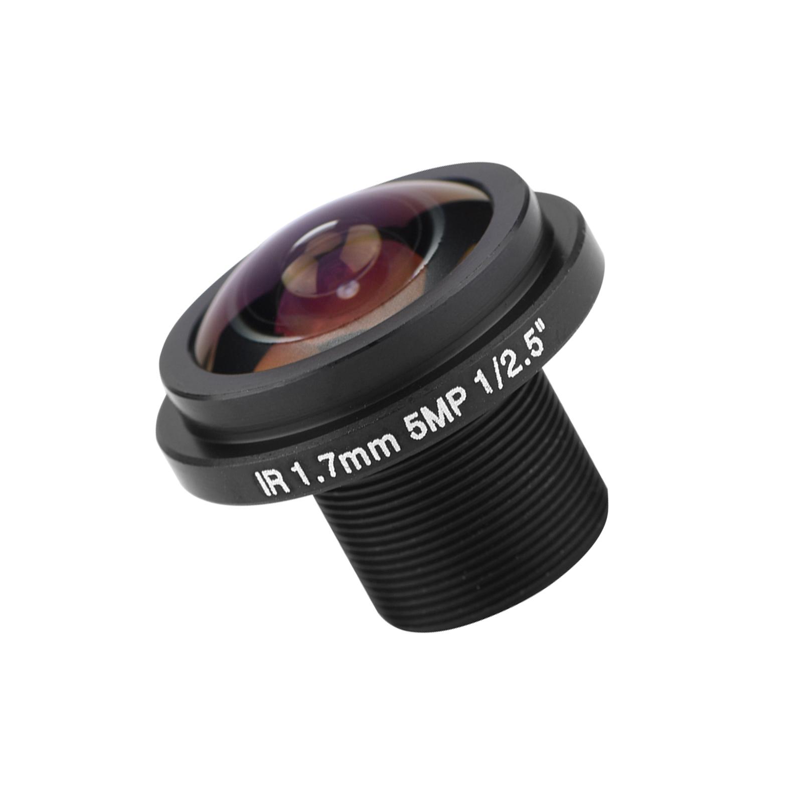 

5MP HD Fisheye Security Camera Lens 1.7mm Focal Length 185 degrees CCTV Lens for Fisheye Security Cam