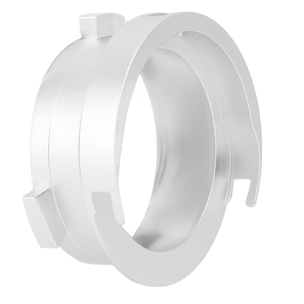 Kaffepulverring 51mm Aluminiumslegering Håndfri Doseringsrakt for Delonghi 9-serien 9335 9155 9355 9665 Sølv