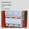 Three-Level Outdoor Rainproof Distribution Cabinet - Orange Construction Site Temporary Box