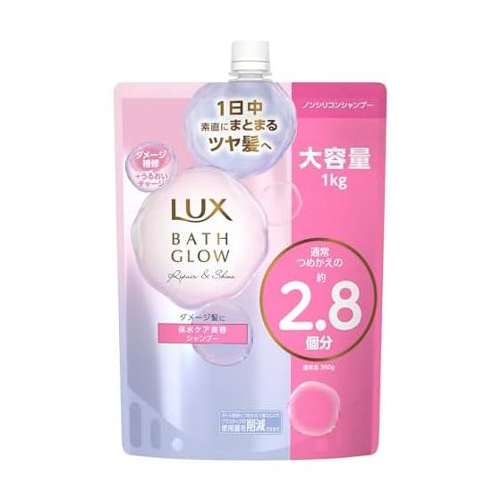LUX Bath Glow Repair and Shine Shampoo Refill 1000g