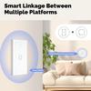 Does Not Require Neutral Wire RF 433+Wifi Wall Light Switch for Smart Living/Tuya Wireless Remote Control Switch 1/2/3/4 Sets