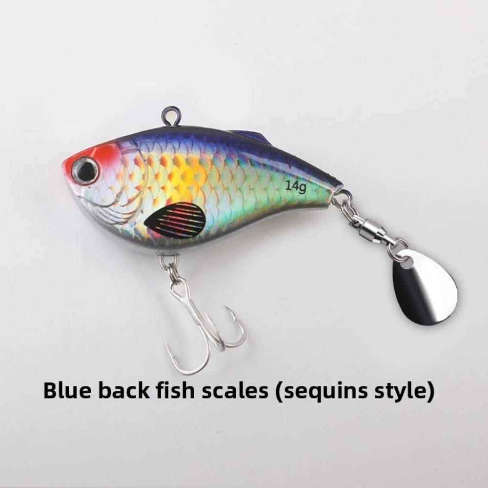 

With Hooks Long Shot Vibration Wobbler 14g Weight Fishing Tackle Saltwater Fishing D