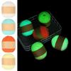 1 Rolle 2~2,5 mm Leuchtgarn Polyester Leuchtendes Chunky Strickwolle Garn für Handgestrickten Fluoreszierenden Teppich Pullover Mütze