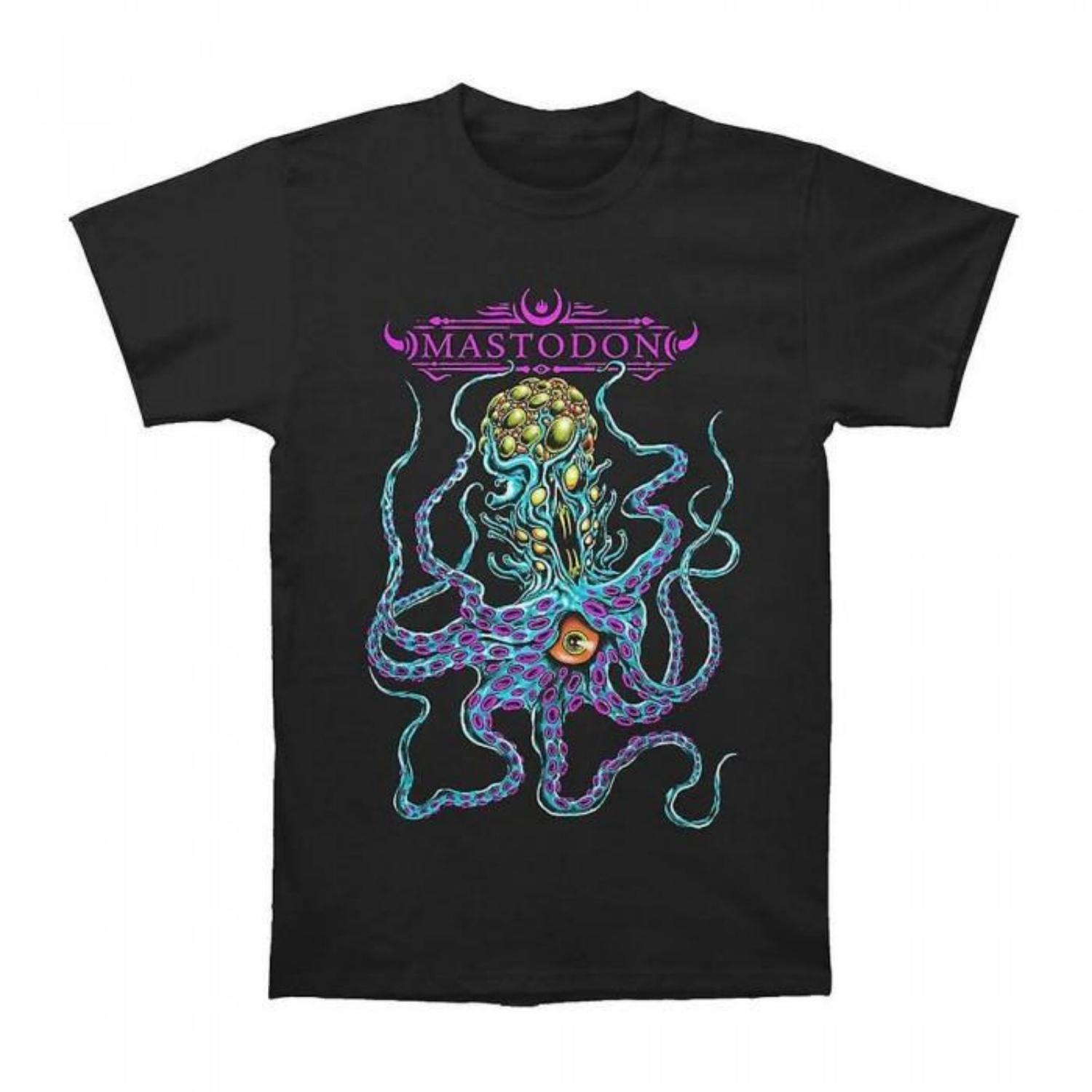 

Mastodon Unisex Adult Octo Freak Cotton T-Shirt S чёрный