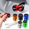 4Pcs Aluminum Alloy Car Tire Valve Cap Auto Wheel Accessories For MINI Cooper S Works JCW R55 R56 R53 R60 R61 F54 F55 F56 R50