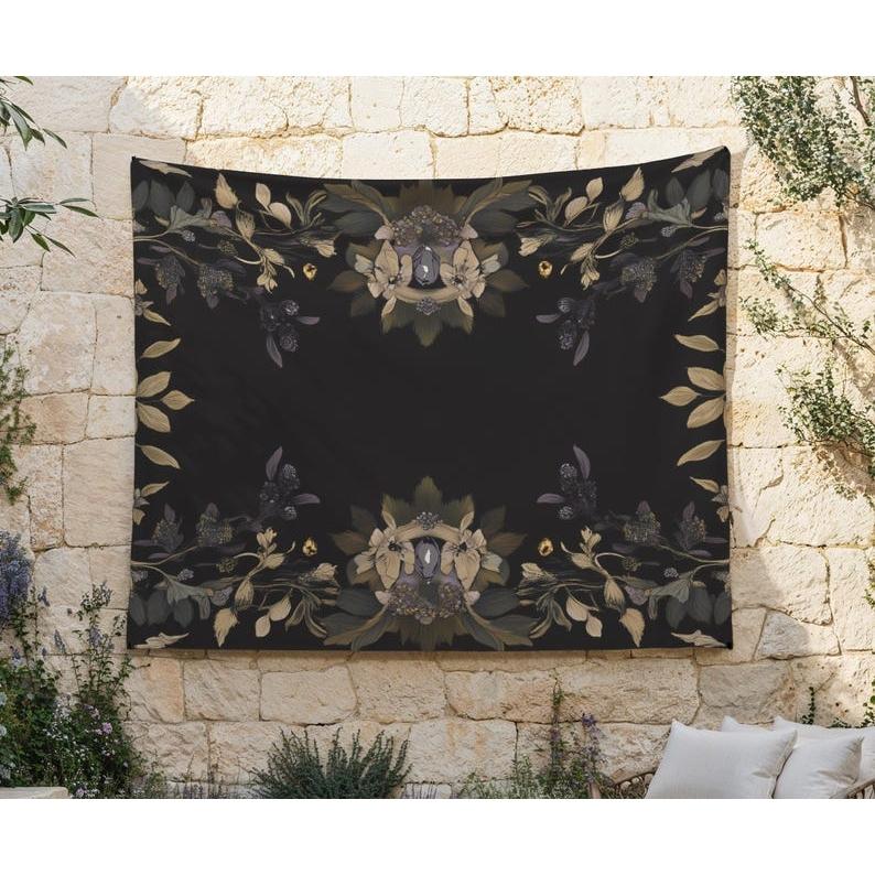 Hidden Crystal tapestry 75x100 чёрный