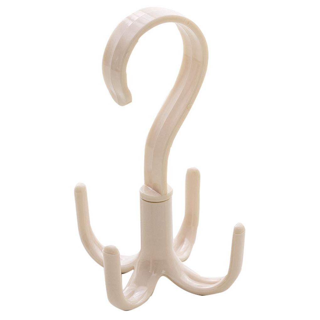 

Пластиковый вращающийся крючок с четырьмя лапками, многофункциональный крючок, многофункциональный галстук, шарф, вешалка для шарфа, крючок для подвешивания сумки, сушилка для обуви
